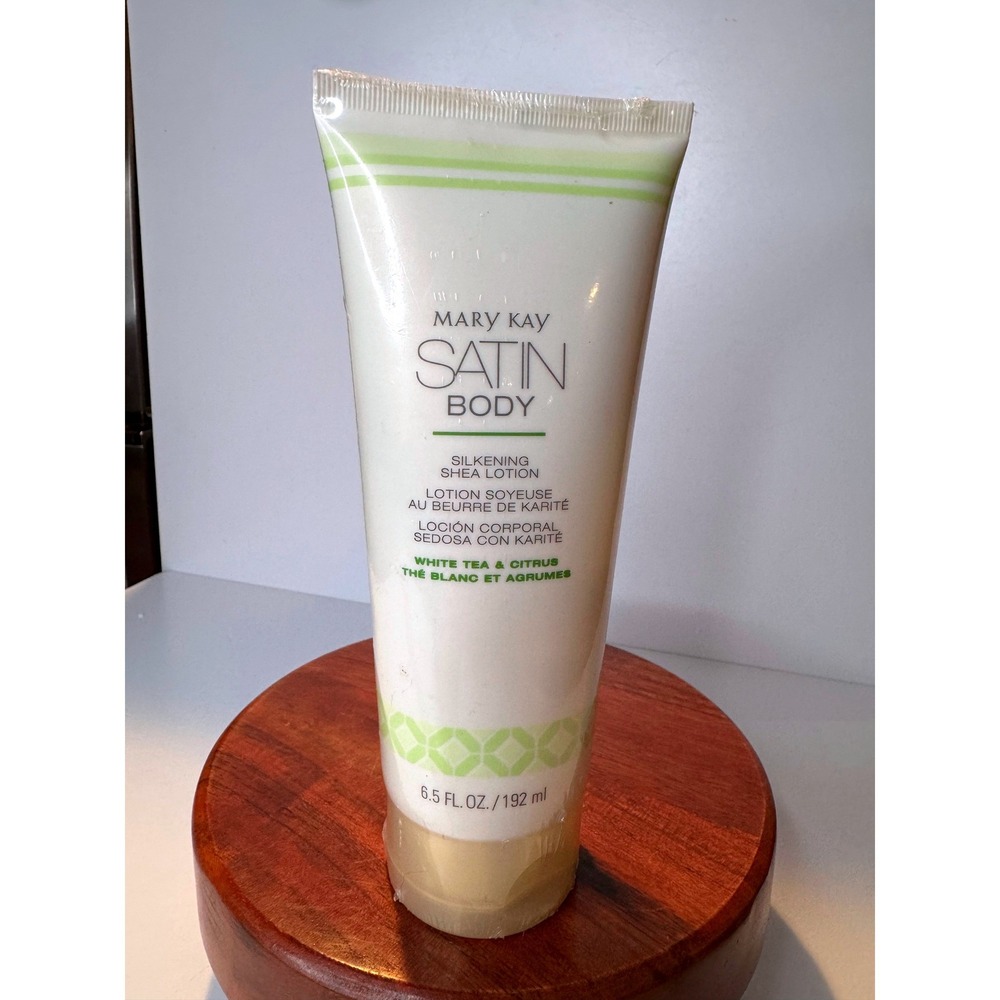 Mary Kay Satin Body White‎ Tea Citrus Silkening Shea Lotion Sealed